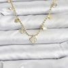 Bouquet Bouqtique Pirinç Gold Renk Yonca Model Kadın Kolye BQT35BKO10641
