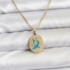Bouquet Bouqtique 316L Çelik Zincir Gold Renk Shark Figür Kadın Kolye BQT35BKO10753