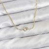 Bouquet Bouqtique Pirinç Gold Renk Düğüm Kalp Model Kadın Kolye BQT35BKO10807