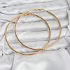 Bouquet Bouqtique 316L Çelik Gold Renk 75 mm Halka Küpe BQT35BKP11510