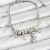 Bouquet Bouqtique Pirinç Gümüş Renk Tinkerbell Charmlı Kadın Bileklik BQT35BB8188