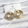 Bouquet Bouqtique Gold Renk Pirinç Vintage Kadın Küpe BQT35BKP11625