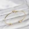 Bouquet Bouqtique Düğüm Model Pirinç Gold Renk Kadın Bileklik BQT35BB8231