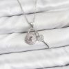 Bouquet Bouqtique 316L Çelik Zincir Gümüş Renk Kilit Anahtar Model Zirkon Taşlı Kadın Kolye BQT35BKO10880