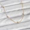 Bouquet Bouqtique CM 14K Gold Renk Pirinç Top Zincirli 60 cm Kadın Kolye BQT35BKO10940
