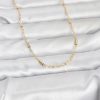 Bouquet Bouqtique CM 14K Gold Renk Bar Zincir Model 60 cm Kadın Kolye BQT35BKO10973