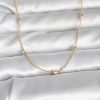 Bouquet Bouqtique CM 14K Gold Renk Damla Topçuk Model Zincirli 60 cm Kadın Kolye BQT35BKO10980