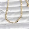 Bouquet Bouqtique CM 14K Gold Renk Yassı Oval Zincirli Model 60 cm Kadın Kolye BQT35BKO10989