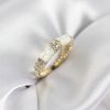 Bouquet Bouqtique Zirkon Taşlı Kemik Model Gold Renk Kadın Yüzük BQT35BYK3932