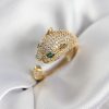 Bouquet Bouqtique Jaguar Model Gold Renk Zirkon Taşlı Kadın Yüzük BQT35BYK3934