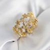 Bouquet Bouqtique Zirkon Taşlı 2'li Model Gold Renk Kadın Yüzük BQT35BYK3936