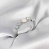 Bouquet Bouqtique Gümüş Renk Minimal Plaka ve Zirkon Taşlı Kadın Yüzük BQT35BYK3967