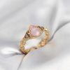 Bouquet Bouqtique Gold Renk Pembe Damla Model Kadın Yüzük BQT35BYK3999