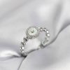 Bouquet Bouqtique Gümüş Renk Sedefli Yıldız Model Zirkon Taşlı Kadın Yüzük BQT35BYK4008