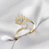 Bouquet Bouqtique Gold Renk Göz Model Zirkon Taşlı Kadın Yüzük BQT35BYK4074
