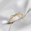 Bouquet Bouqtique Fiyonk Model Zirkon Taşlı Gold Renk Kadın Yüzük BQT35BYK4097