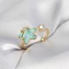 Bouquet Bouqtique Gold Renk Turkuaz Yıldız Model Kadın Yüzük BQT35BYK4147