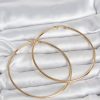 Bouquet Bouqtique 316L Çelik Gold Renk 70 mm Kadın Halka Küpe BQT35BKP11687