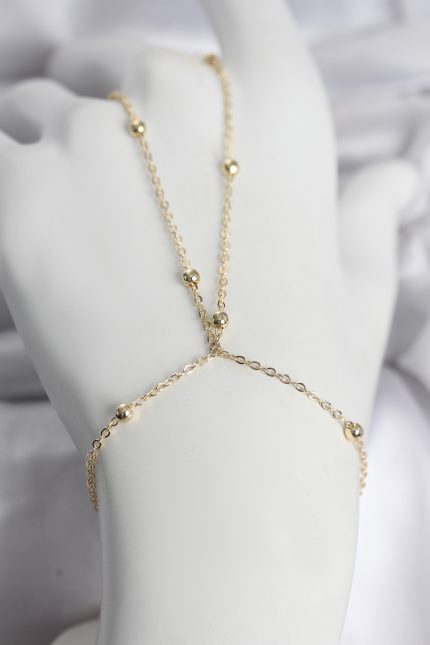 Bouquet Boutique 316L Çelik Gold Renk Top Zincirli Kadın Şahmeran BQT35SN742
