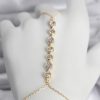 Bouquet Bouqtique Pirinç Gold Renk Sıralı Zirkon Taşlı Kadın Şahmeran BQT35SN757