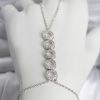 Bouquet Bouqtique Pirinç Gümüş Renk Zirkon Taşlı Sıralı Halka Model Kadın Şahmeran BQT35SN762