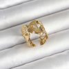 Bouquet Bouqtique 316L Çelik Gold Renk Yelpaze Model Kadın Yüzük BQT35BYK4159
