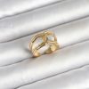 Bouquet Bouqtique 316L Çelik Gold Renk Düğüm Model Kadın Yüzük BQT35BYK4165