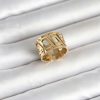 Bouquet Bouqtique 316L Çelik Gold Renk Geometrik Model Kadın Yüzük BQT35BYK4176