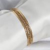 Bouquet Bouqtique 316L Çelik Gold Renk 3'lü Kadın Bileklik BQT35BB8384