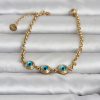 Bouquet Bouqtique 316L Çelik Gold Renk Nazarlı Kadın Bileklik BQT35BB8392