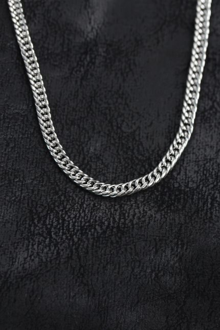 Bouquet Bouqtique 316L Çelik Gümüş Renk Curb Model Zincir Erkek Kolye BQT35ERK1411