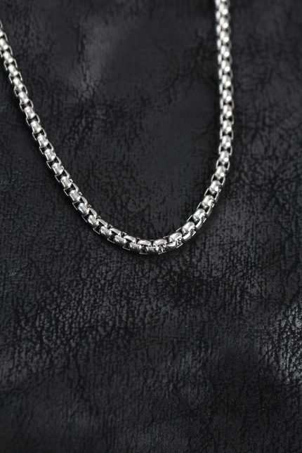 Bouquet Bouqtique 316L Çelik Gümüş Renk Venetian Zincir Model Erkek Kolye BQT35ERK1413