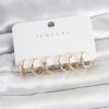 Bouquet Bouqtique Pirinç Gold Renk Botega Model Kadın Küpe Seti BQT35BKP11784