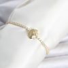 Bouquet Bouqtique Pirinç Gold Renk Deniz Kabuğu Model Su Yolu Kadın Bileklik BQT35BB8462