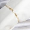 Bouquet Bouqtique Pirinç Gold Renk Çiçek Model Su Yolu Kadın Bileklik BQT35BB8464