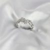 Bouquet Bouqtique Gümüş Renk Pirinç Ritim Model Zirkon Taşlı Kadın Yüzük BQT35BYK4192