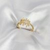 Bouquet Bouqtique Gold Renk Zirkon Taşlı Sütun Model Kadın Yüzük BQT35BYK4195