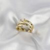 Bouquet Bouqtique Pirinç Gold Renk Sarmal Yılan Model Kadın Yüzük BQT35BYK4197