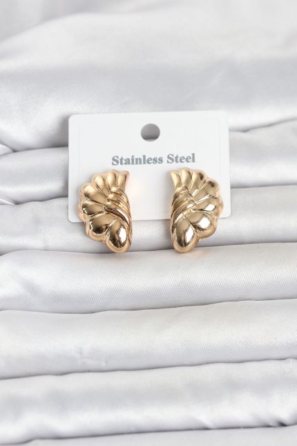 Bouquet Bouqtique 316L Çelik Gold Renk Vintage Model Kadın Küpe BQT35BKP11837