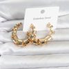 Bouquet Bouqtique 316L Çelik Gold Renk Spiral Halka Kadın Küpe BQT35BKP11823