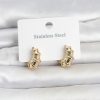 Bouquet Bouqtique 316L Çelik Gold Renk Halka Model Kadın Küpe BQT35BKP11857