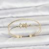 Bouquet Bouqtique Pirinç Gold Renk Baget Zirkon Taşlı Objeli Kadın Bileklik BQT35BB8515