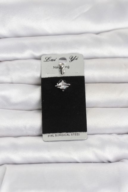 Bouquet Bouqtique 316L Cerrahi Çelik Zirkon Taşlı Göbek Piercing BQT35PR1393