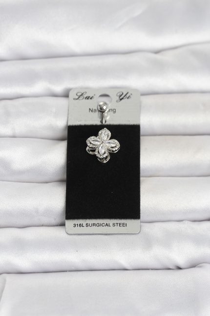 Bouquet Bouqtique 316L Cerrahi Çelik Döner Yonca Model Göbek Piercing BQT35PR1390