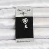 Bouquet Bouqtique 316L Cerrahi Çelik Kalp ve Damla Model Göbek Piercing BQT35PR1407