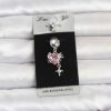 Bouquet Bouqtique 316L Cerrahi Çelik Pembe Zirkon Taşlı Model Göbek Piercing BQT35PR1408