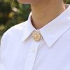 Bouquet Bouqtique Vintage Model Gold Renk Düğme veya Manşet Broşu BQT35BR486