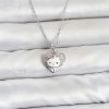 Bouquet Bouqtique 316L Çelik Zincir Gümüş Renk Kitty Model Kolye BQT35BKO11066