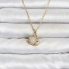Bouquet Bouqtique 316L Çelik Zincir Gold Renk Zirkon Taşlı Tavşan Model Kadın Kolye BQT35BKO11070