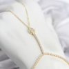 Bouquet Bouqtique Gold Renk Pirinç Zirkon Taşlı Damla Model Şahmeran BQT35SN767